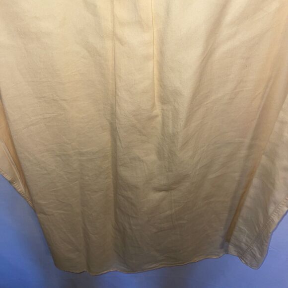 Roundtree & Yorke Dress Shirt Men’s Size Large Yellow Button Up Short Sleeve - Picture 12 of 12